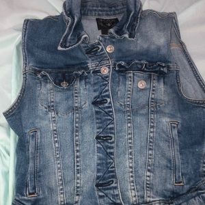 A jean vest